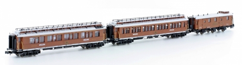 CIWL Ostende Wien Express 3輌セット 寝台車x2、荷物車x1[hb22100]