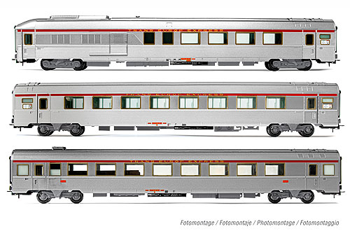 TEE Mistral 客車3輌セット2 SNCF EpⅣ[ju4165]