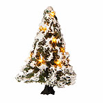 （HO/N)クリスマスツリー（LED付） 50mm