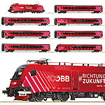 オーストリア連邦鉄道100周年記念 Taurus Railjet 8輌セット OeBB EpVI DCC Sound