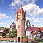 Rothenburgの塔 90x90x365mm