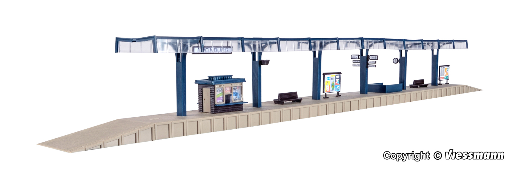 プラットホーム L 620 x W 52 x H 72 mm ホーム高12mm