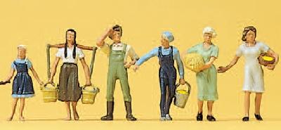 【年末年始SALE】(HO)農場の人々と少女