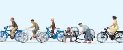 (HO)自転車のティーンエージャー