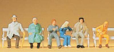 (HO)ベンチに座る人