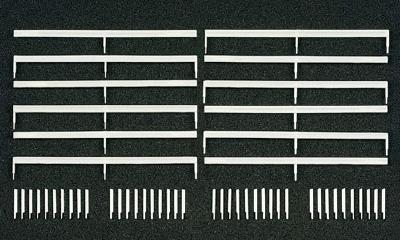 (HO)デリネーターとガードレール