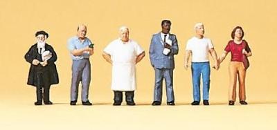 【年末年始SALE】(Nゲージ)アメリカ人、ストリートシーン2