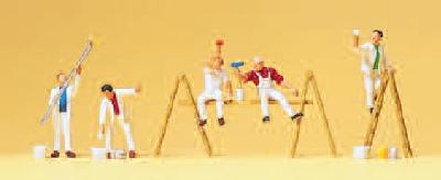 【年末年始SALE】(Nゲージ)ペンキ屋と小物