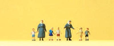 【年末年始SALE】(Nゲージ)プロテスタントの修道女と子供