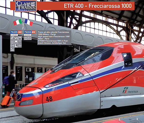 【予約商品】Frecciarossa 1000 8輌セット FS Ep6 DCC Sound