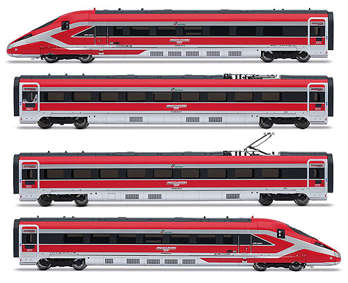 フレッチャロッサ1000 新塗装4輌セット トレニタリア Ep6 DCC Sound