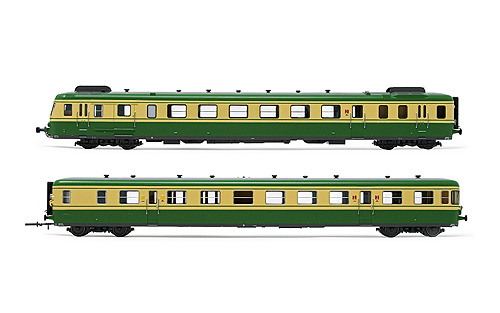 DMU RGP2 グリーン/ベージュ 2輌セット SNCF Ep4 DCC Sound