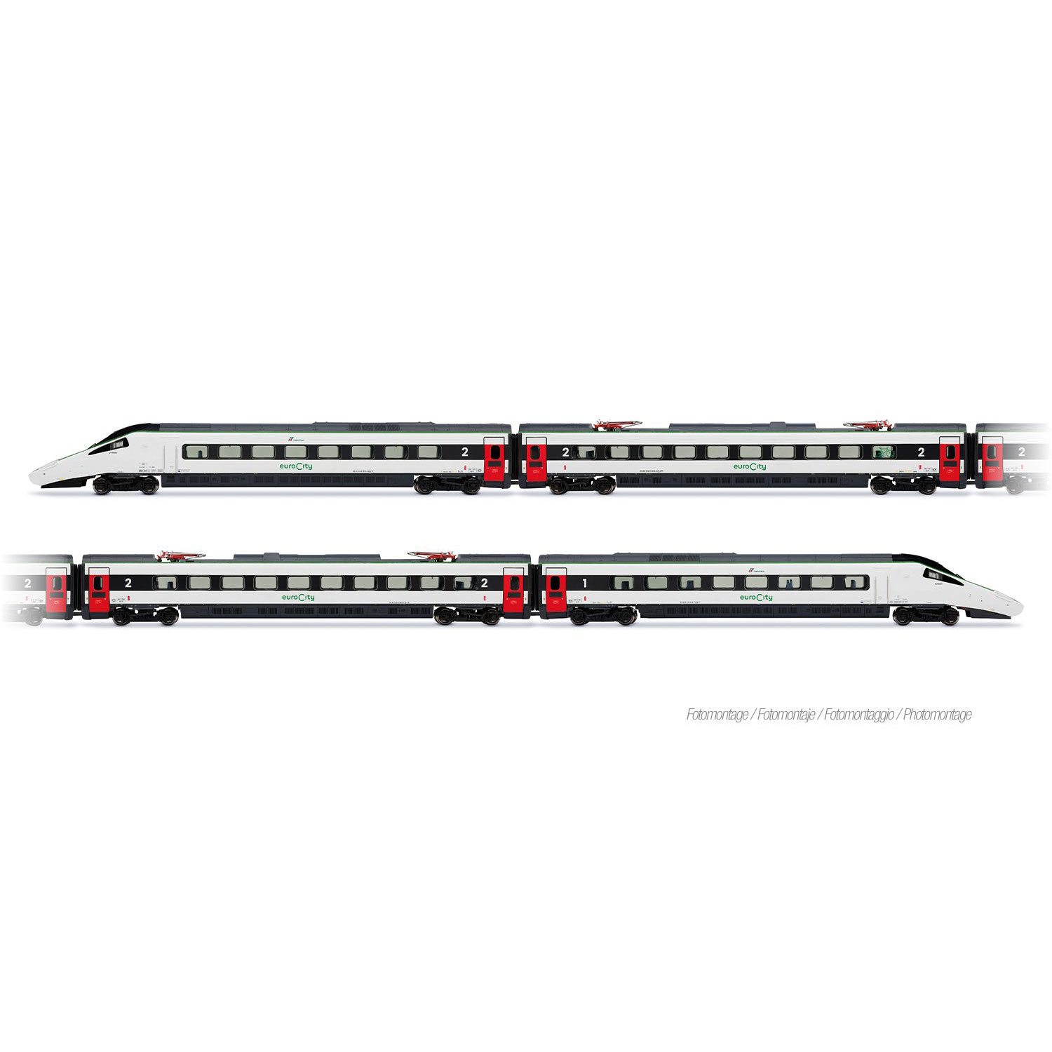 【仮予約】 EMU ETR 610 新EuroCity色 基本4輌セット FS Trenitalia Ep6 DCC Sound