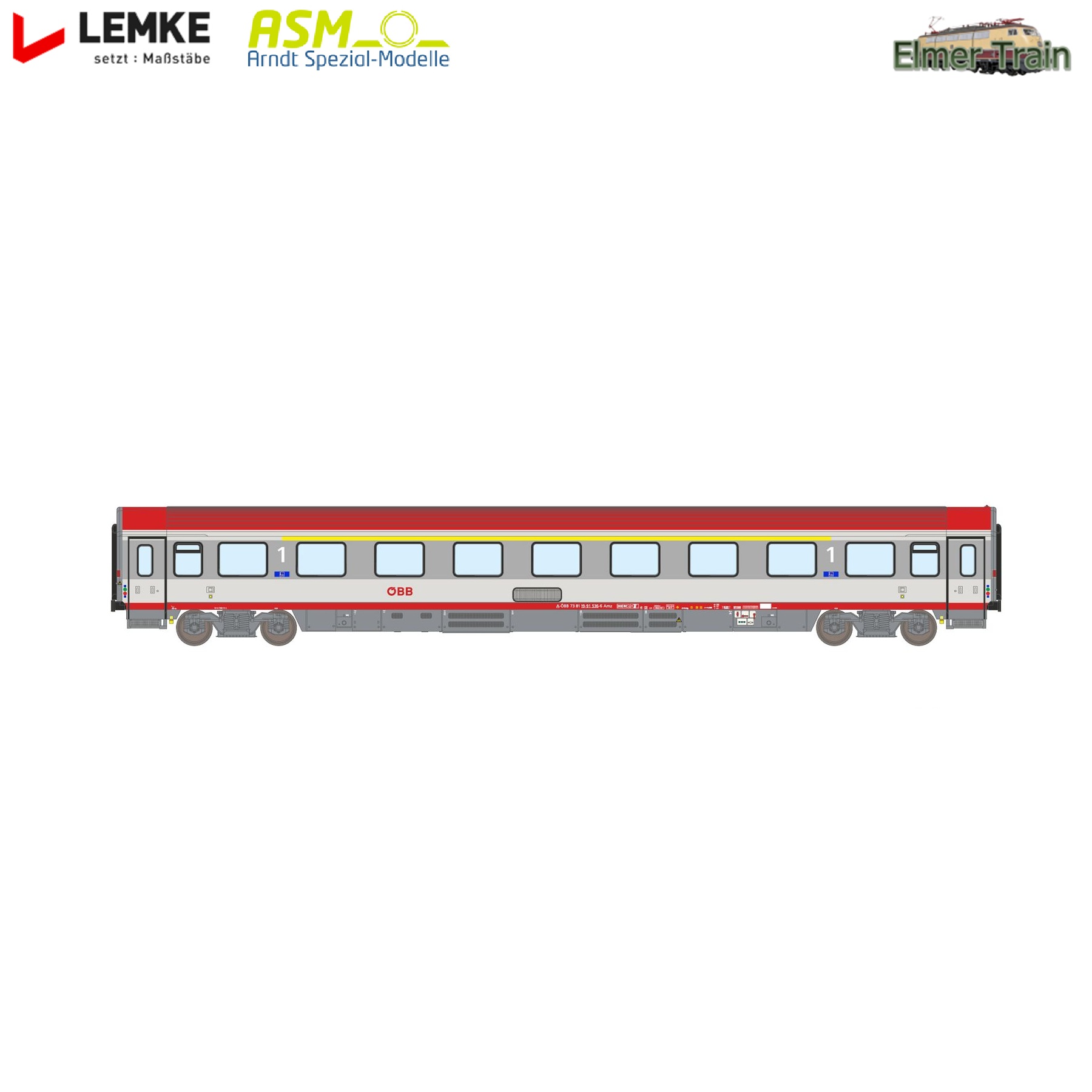 【予約】(N) UIC-Z Type Amz 1等車 現行塗装 OeBB Ep6