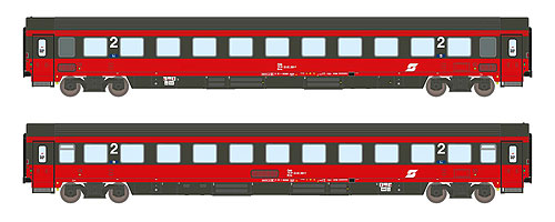 【予約商品】EC 64 客車2輌セット type Bmz OeBB Ep5