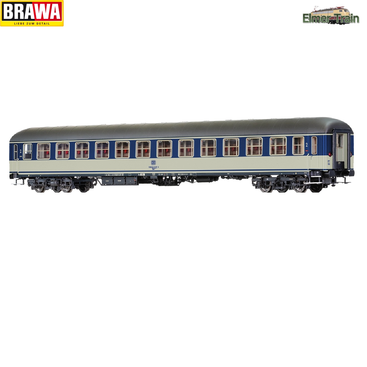 【予約】急行用 2等車 POPカラー DB Ep4 室内灯付き