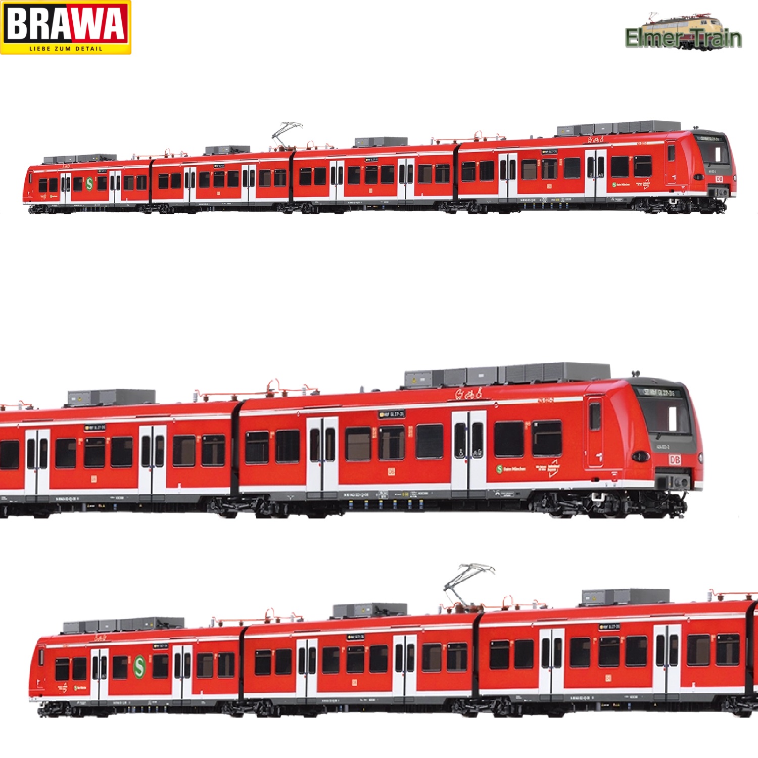 【予約】AC仕様 EMU BR 424 4輌セット MVV/DBAG Ep6 DCC Sound