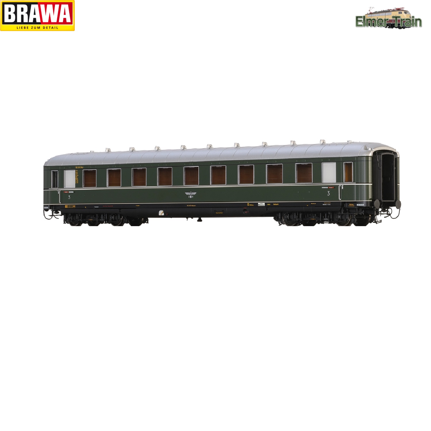 【予約】急行用 3等車 DRG Ep2 室内灯付き 車番違い