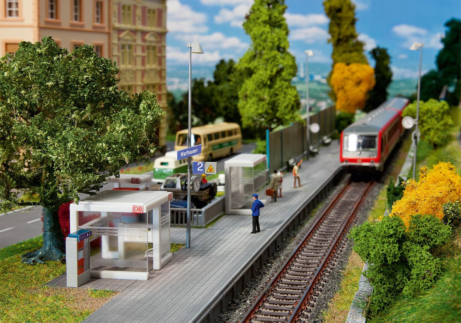 【年末年始SALE】近代的な待合所(アクセサリー付き)