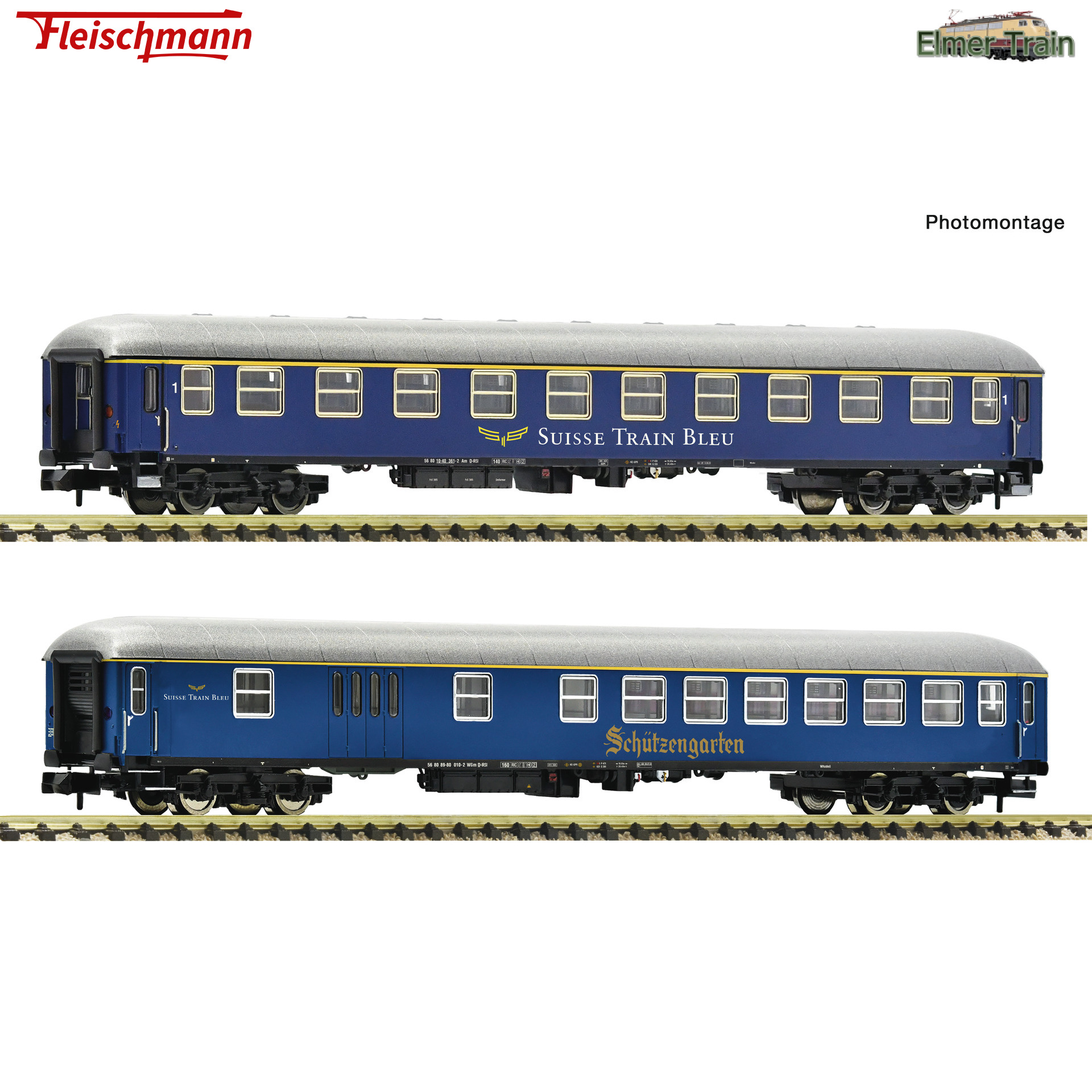 【予約】観光列車 Suisse Train Bleu セット2 客車2輌セット Ep6