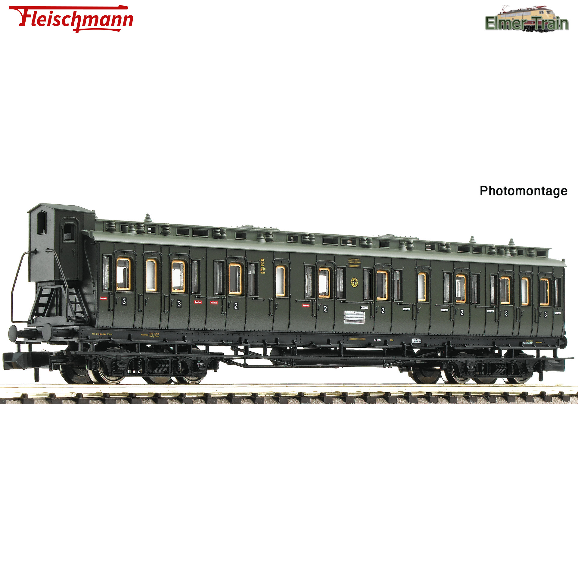 【予約】2等/3等コンパートメント客車 DRG Ep2 ブレーキマン室付き