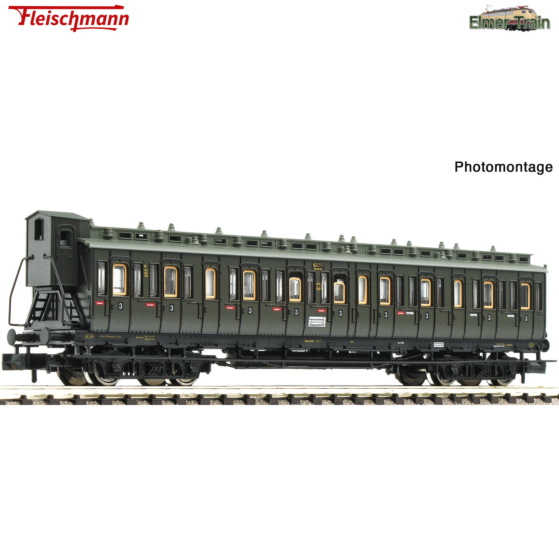 【予約】3等コンパートメント客車 DRG Ep2 ブレーキマン室付き