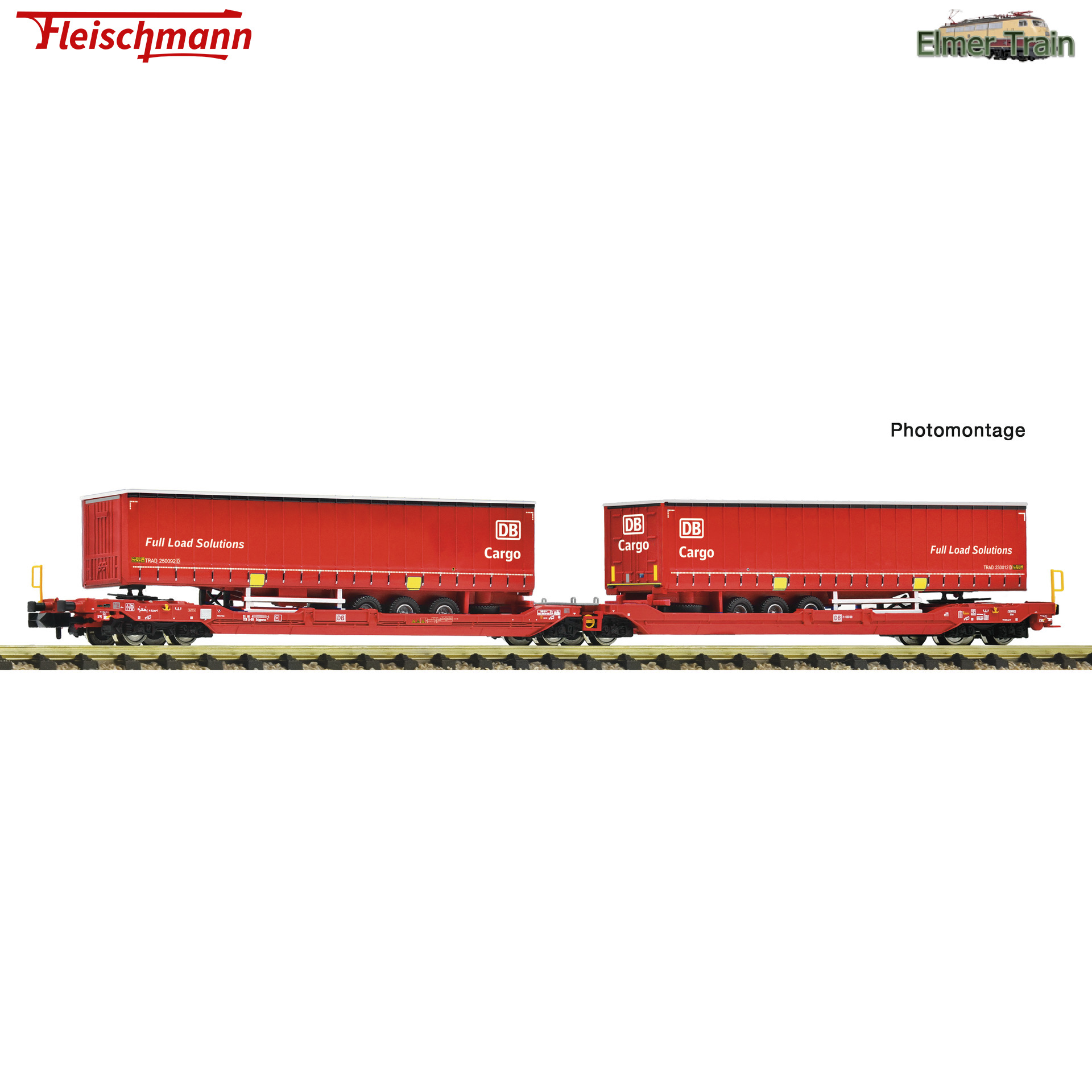 【予約】連接ポケット貨車 DBAG Ep6 DB Cargoトレーラー付き