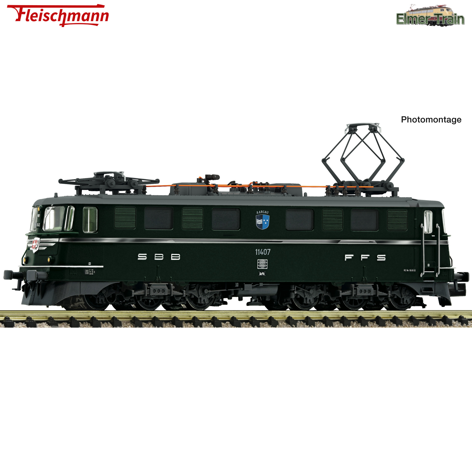 【予約】EL Ae 6/6 11407 グリーン/銀帯 SBB Ep5　DCC Sound