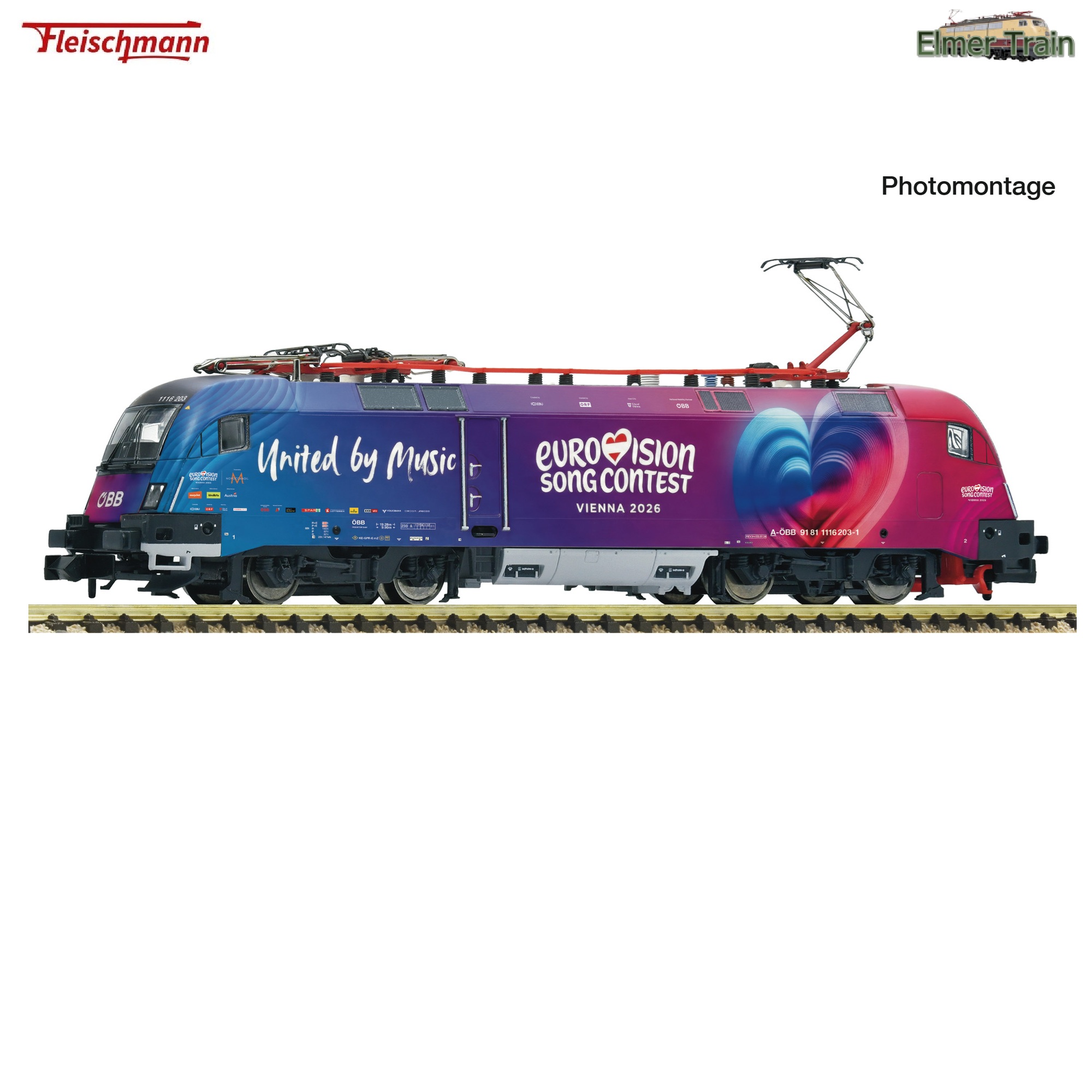 【予約】EL Taurus Rh 1116 203-1 ユーロビジョン・ソング・コンテスト2026 OeBB Ep6 DCC Sound