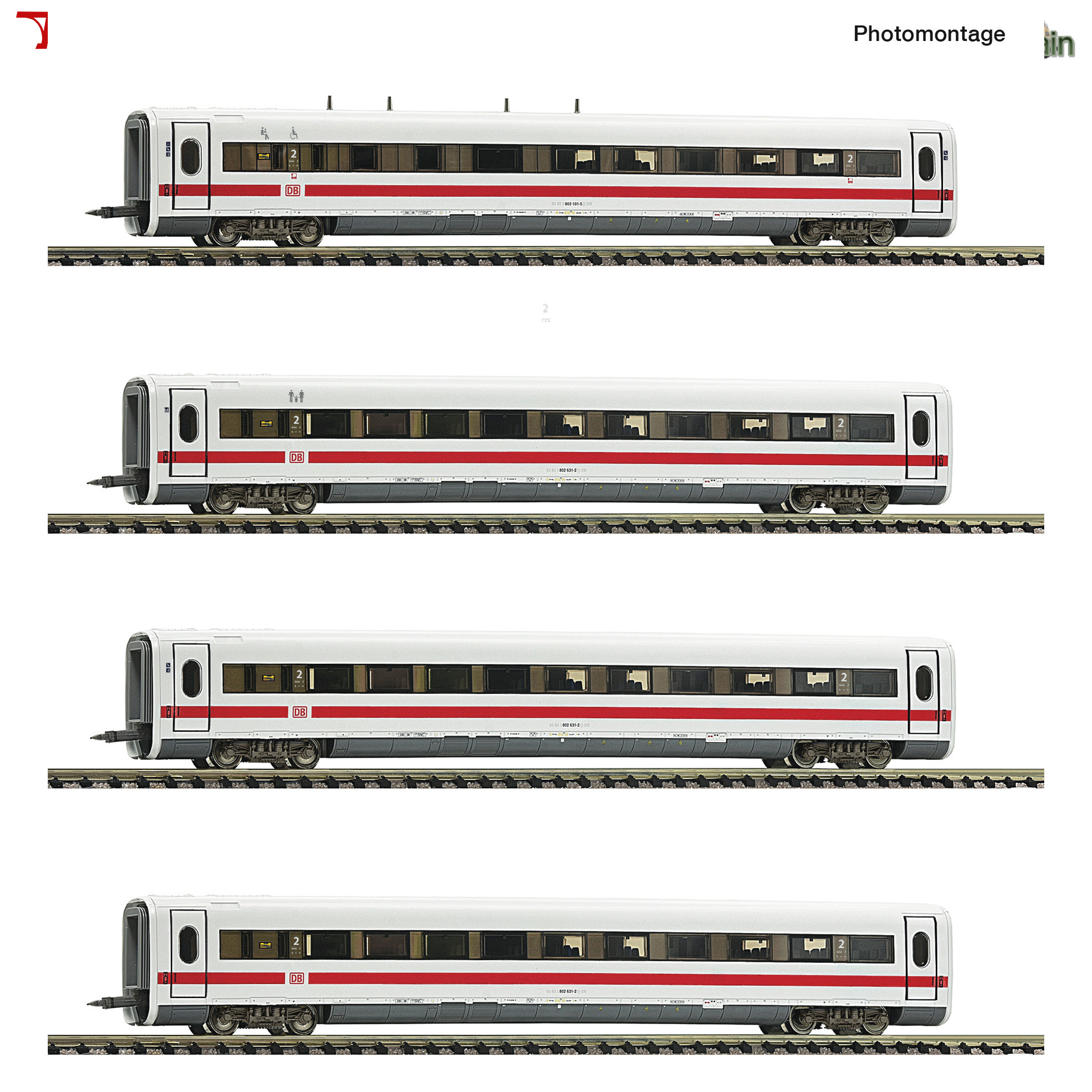 【予約】ICE 30周年記念 ICE 1 中間4輌セット DBAG Ep6