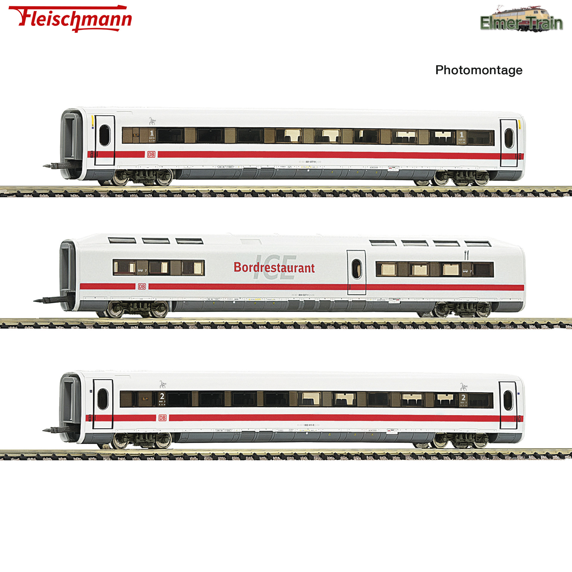 【予約】ICE 30周年記念 ICE 1 食堂車入り中間3輌セット DBAG Ep6