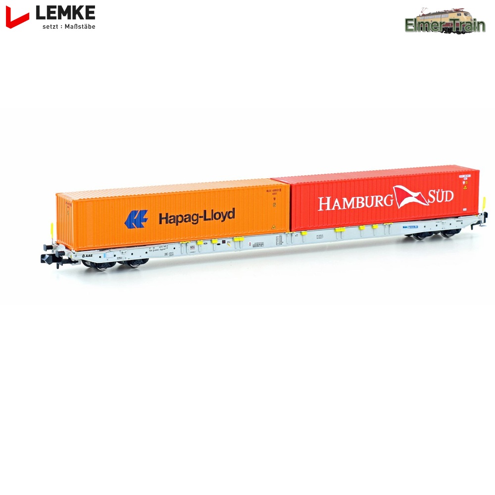 【予約】Type SGGNSS 80 コンテナ貨車 Boxxpress Ep6 HAMBURG SUDコンテナ付き
