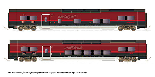 【予約】Railjet DANI 増結2輌セット OeBB Ep6