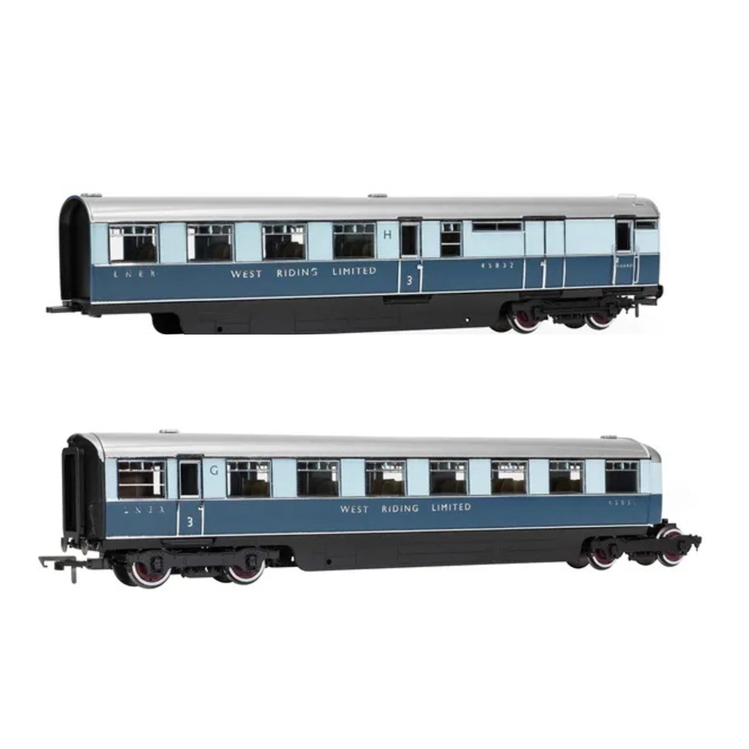 West Riding Limited オープン3等車およびブレーキ3等車　LNER Era3