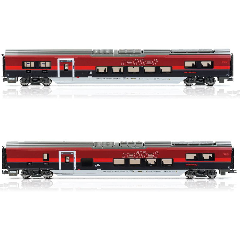 【予約】Railjet DANI 中間車（多目的車＋2等車）2輌セット OeBB Ep6