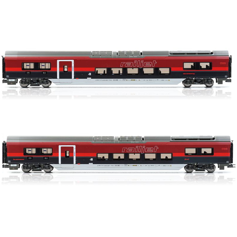 【予約】Railjet DANI 中間車（2等車＋1等車）2輌セット OeBB Ep6