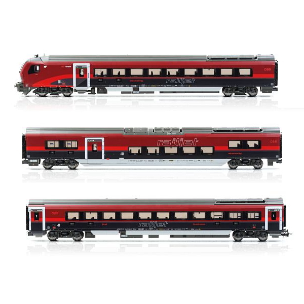 【予約】Railjet DANI 基本（制御車＋2等車2輌）3輌セット OeBB Ep6