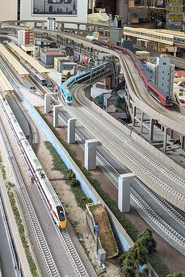 鉄道模型　レンタルレイアウト画像