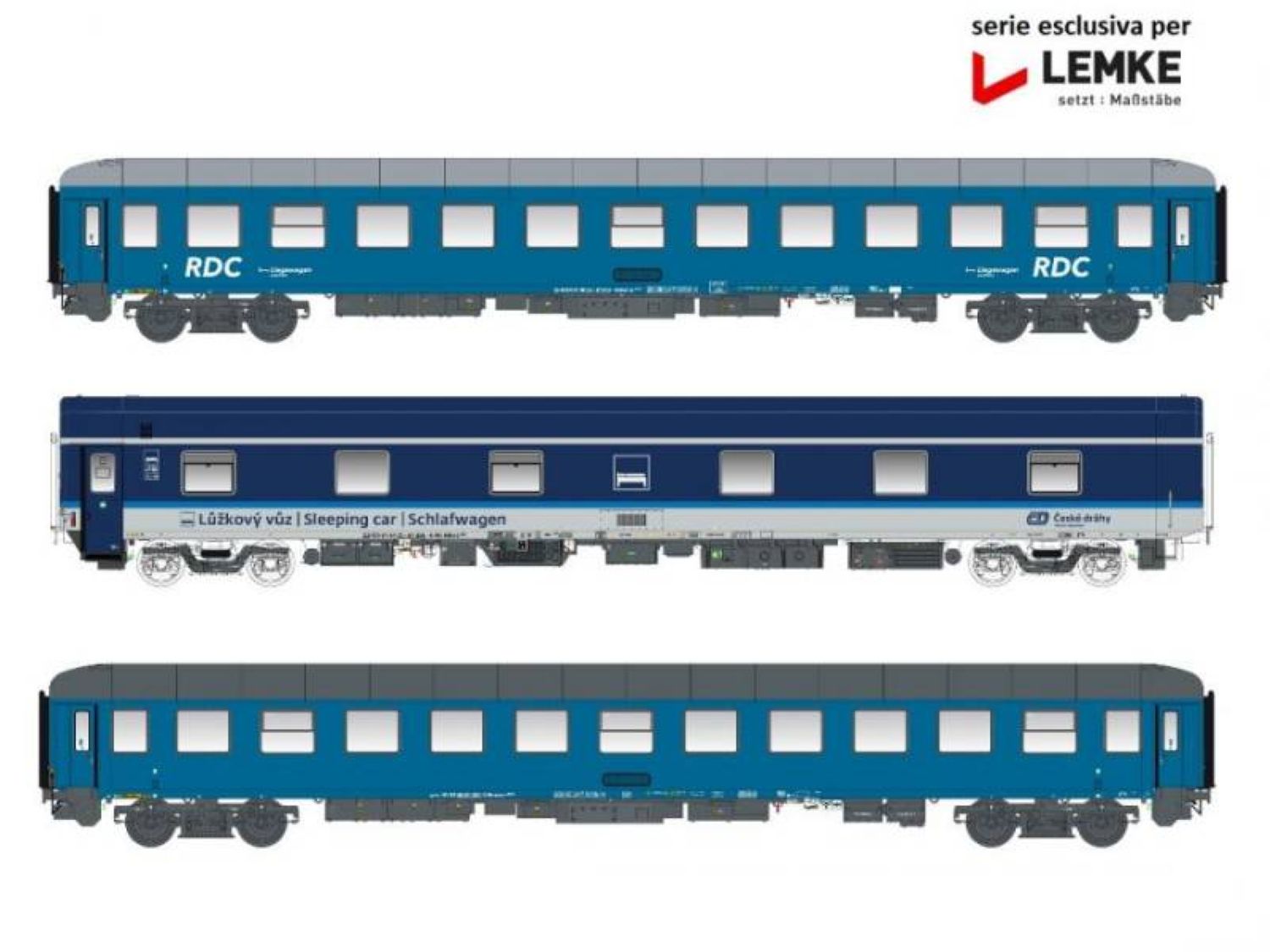 【予約】NJ408 Nightjet 客車3輌セット RDC CD Ep6