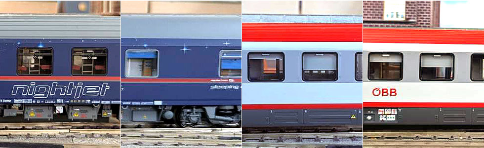 Nightjet408客車4輌セット