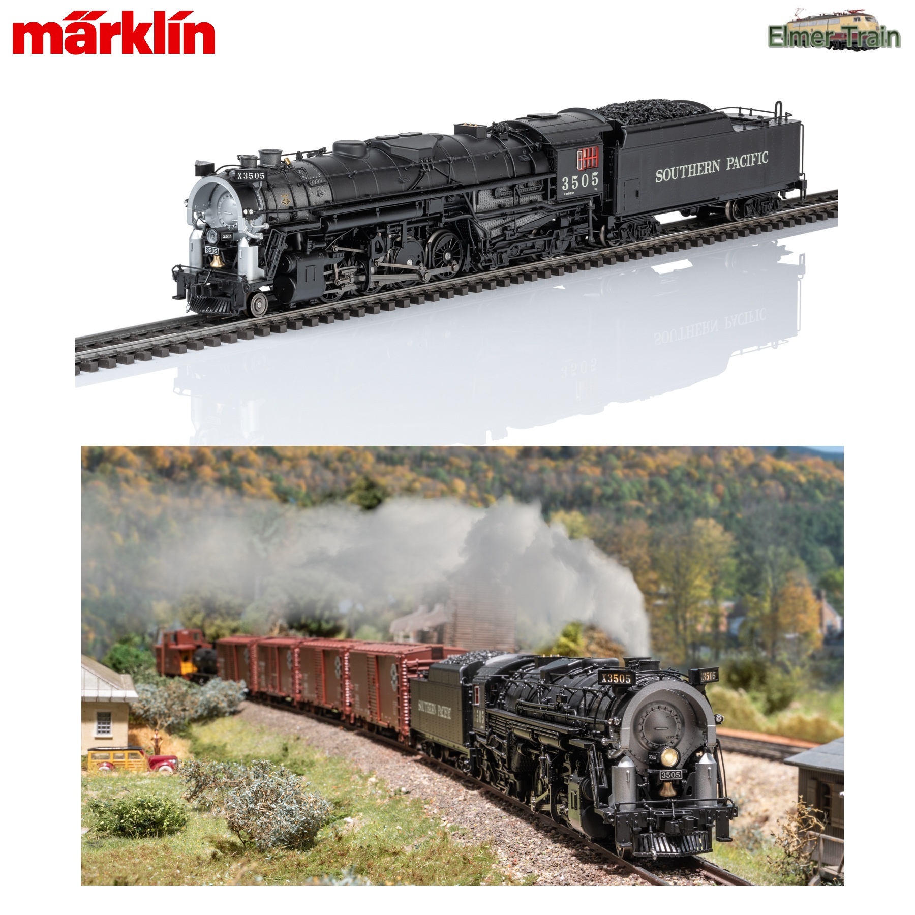 【予約】SL Class 2-8-4 Berkshire サザン・パシフィック Ep3 mfx Sound 走行音連動発煙装置付き