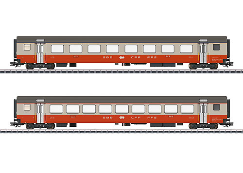 【予約】Swiss Express 客車2輌セット SBB Ep4 室内灯付