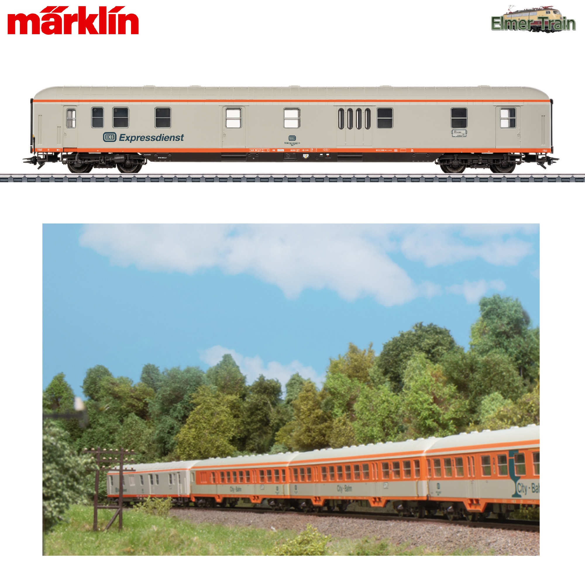 【予約】Type Dm 903 荷物車 City Bahnカラー DB Ep4