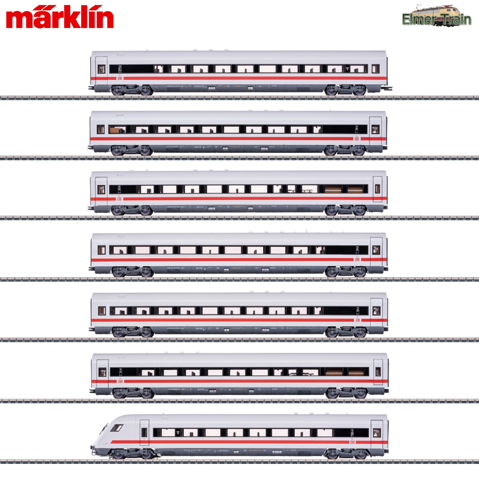 【予約】MET ICE 客車7輌セット mfx 室内灯付き