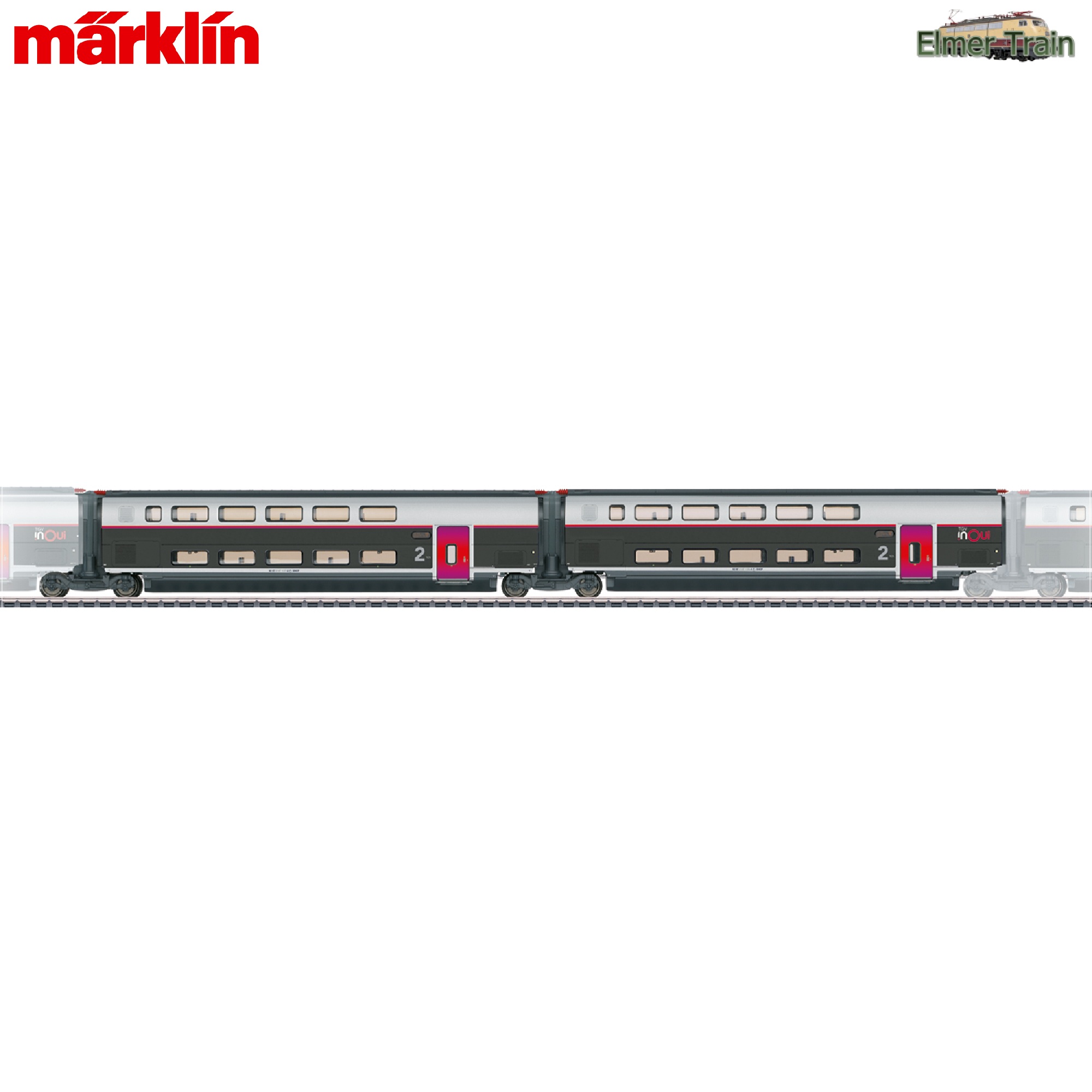 【予約】TGV INOUI Euroduplex 増結セット2 SNCF Ep6 mfx 室内灯付き