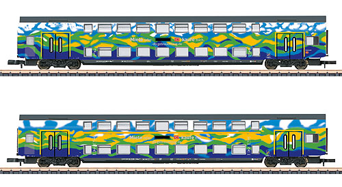【予約】Touristik 二階建て客車2輌セット1 DB-Gebrauchtzug Ep6