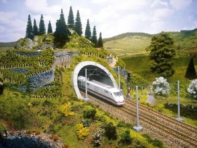 【年末年始SALE】ICEトンネルポータル2線用 12.5x10cm N