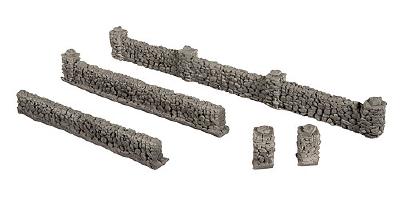 【年末年始SALE】石積みの壁　1.5x104cm 柱の高さ2cm HO