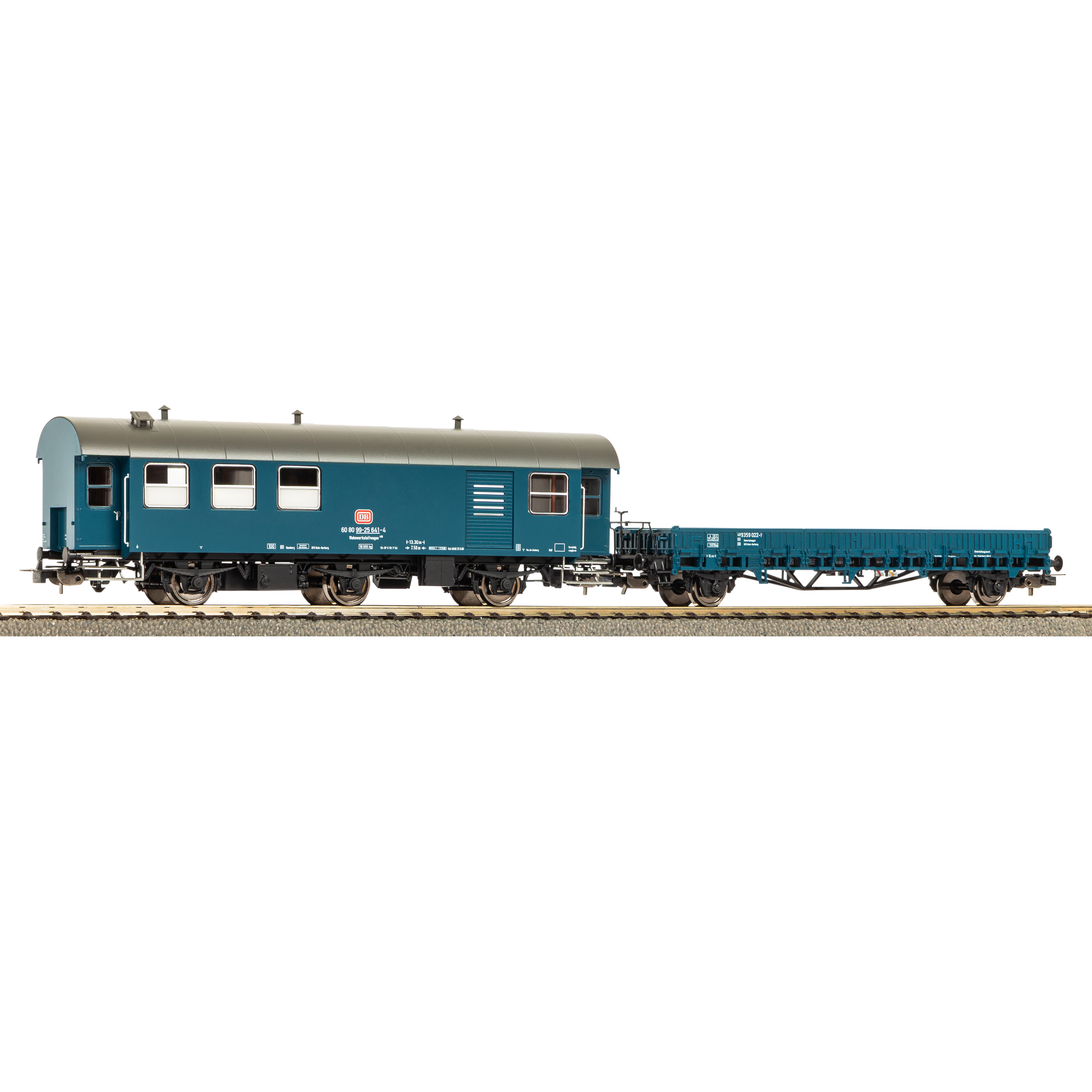 【予約】工場用車＋Ks形平床貨車 2両セット  DB Ep4
