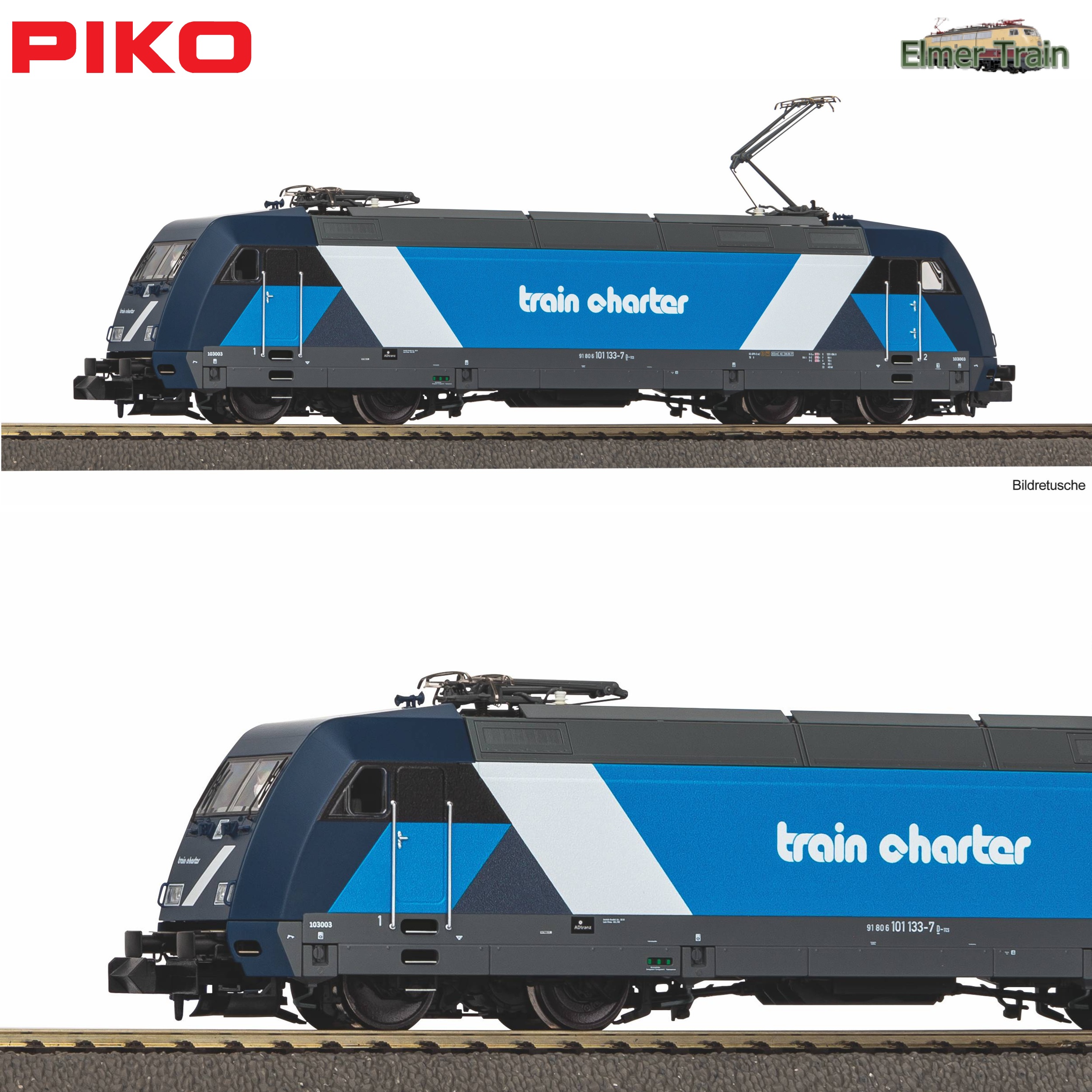 【予約】(N) EL BR 101 ブルー Train Charter Services Ep6 DCC Sound